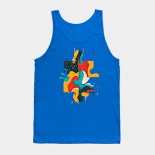 Mosaic Minds: Embracing the Many Hues of Autism Tank Top